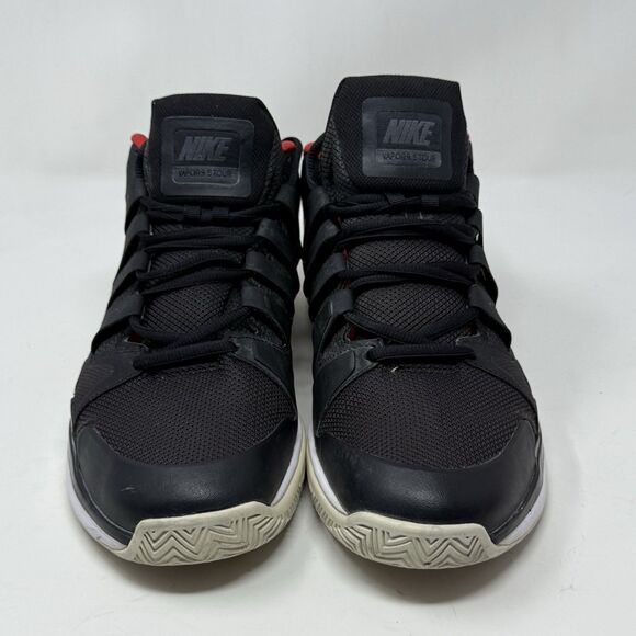 Nike Zoom Vapor 9.5 Tour Tennis Roger Federer Mens 13 Black Red Shoes 631458-007 - Picture 5 of 16